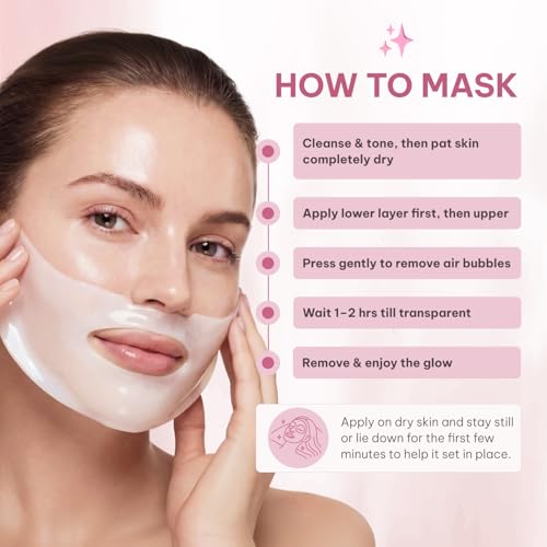 Bio-Collagen Face Mask Overnight – Hydrating Korean Sheet Mask – - Product Imagery