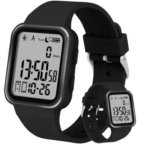 Edillas Digital Watch for Mens Womens, Fitness Tracker with EL - Product Imagery