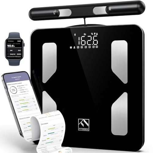 FITINDEX Body Pod Smart Scale, 8-Electrode, BMI & Body Fat, Large - FITINDEX Official Product View 1