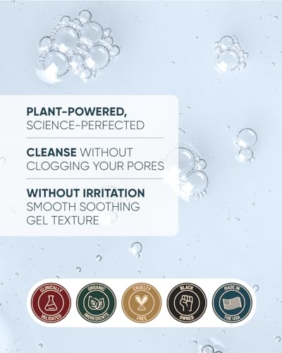 Buttah Skin Facial Gel Cleanser 3.4oz - Gentle & Clarifying Face - Product Imagery