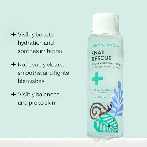 Peach Slices - Snail Rescue Blemish Busting Toner (4.05 oz) -... - Product Imagery
