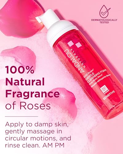 Andalou Naturals 1000 Roses Gentle Cleansing Foam (5.5 fl oz) - Product Imagery