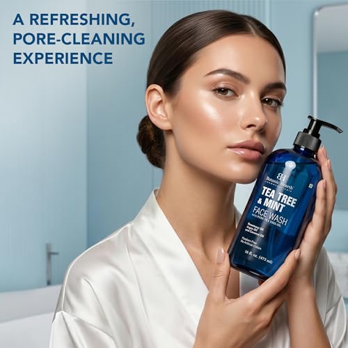 Botanic Hearth Tea Tree Face Wash With Mint - 16 Fl oz - Product Imagery