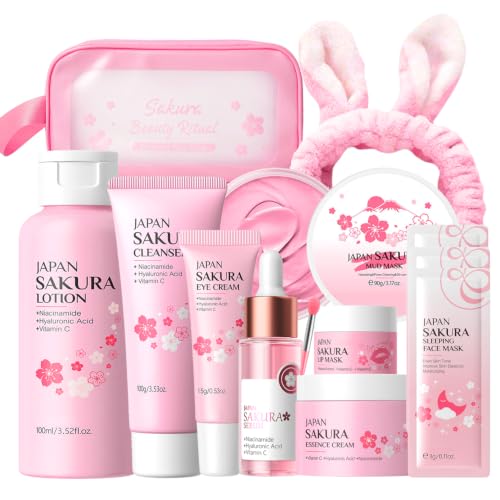 Sakura Skin Care Set for Kids Teen Girls Birthday Christmas - ZARICS Official Imagery - 1