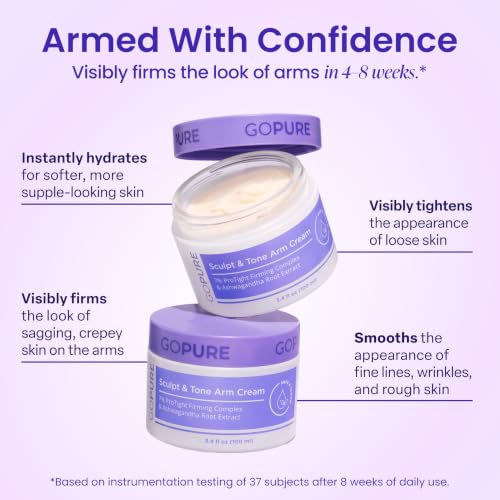 goPure Sculpt & Tone Arm Cream - Firming & Tightening Cream - - Product Imagery