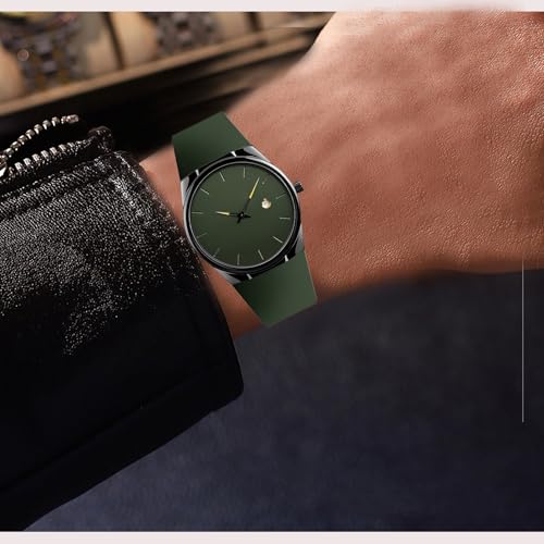 BESTKANG Unisex Minimalist Quartz Watch Date Display Men Women - Product Imagery