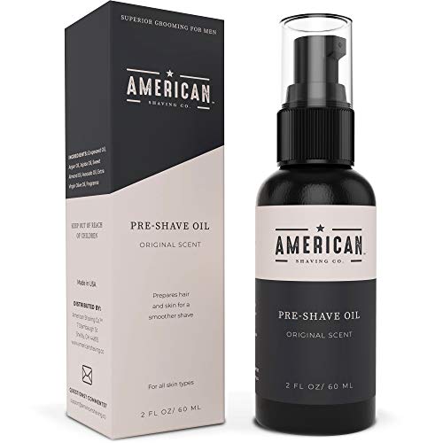 Pre Shave Oil for Effortless Smooth Irritation free Shave - American Shaving Co. Official Imagery - 1