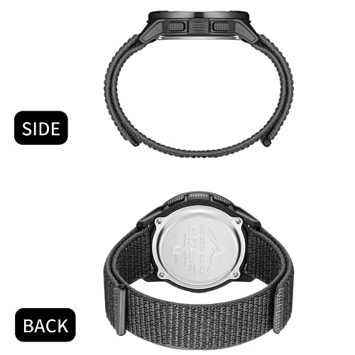 CakCity Digital Watch Military Tactical Watches for Men,Carbon - Product Imagery