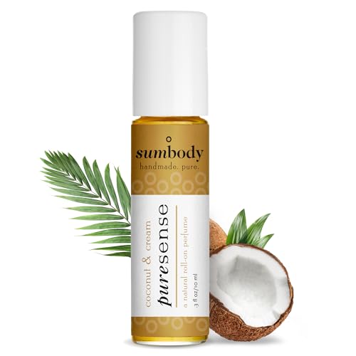 Sumbody All Natural Coconut & Cream Scent Perfume Oil, 10ml, USA - Product Imagery