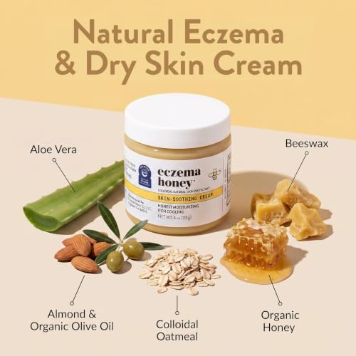 ECZEMA HONEY Original Skin-Soothing Cream for Dry Itchy Skin (... - Product Imagery