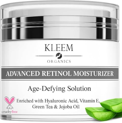 Kleem Retinol Face Moisturizer - Anti-Aging Night Firming Cream - Product Imagery