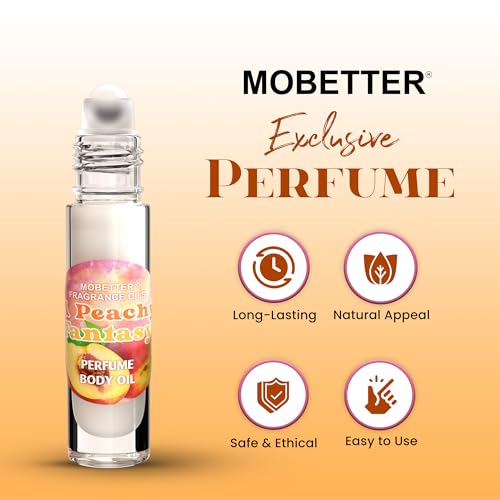 MOBETTER FRAGRANCE OILS A Peachy Fantasy Perfume Body Oil - Product Imagery