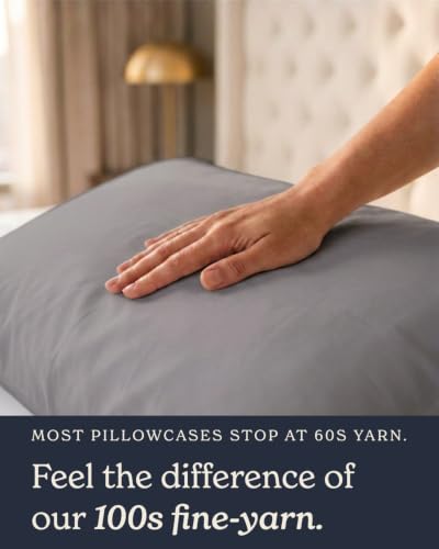 Beckham Hotel Collection Queen Pillow Cases Set of 2, Cool Touch - Product Imagery