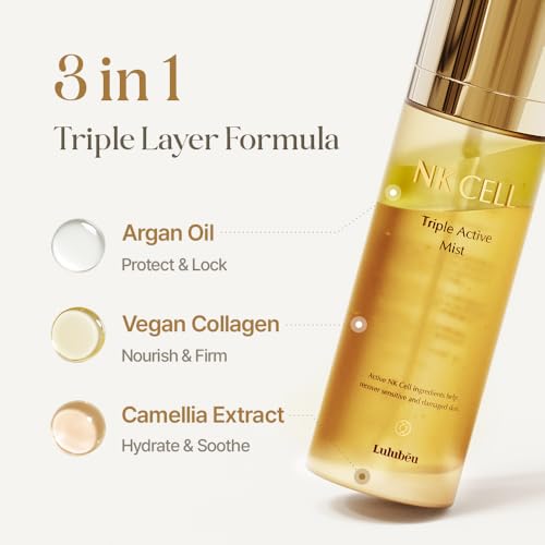 Triple Active Mist, Korean Skincare Glow Spray Serum, Hydrating - Product Imagery