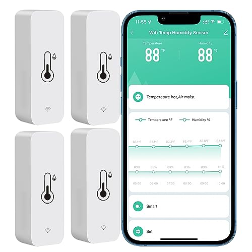 Tuya Smart Wireless Battery Powered Humidity and Temperature - PHOVOLT Official Imagery - 1