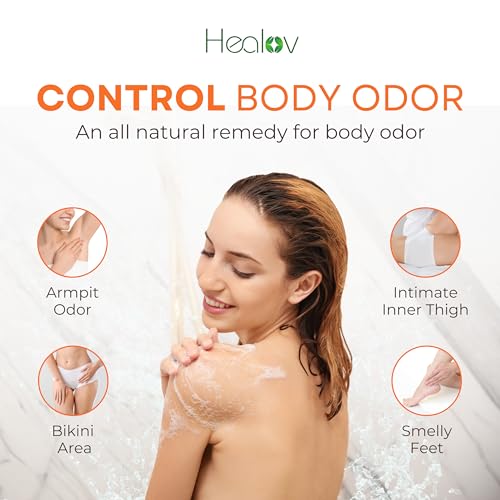Healov Persimmon Body Wash for Body Odor Control – Purifying - Product Imagery