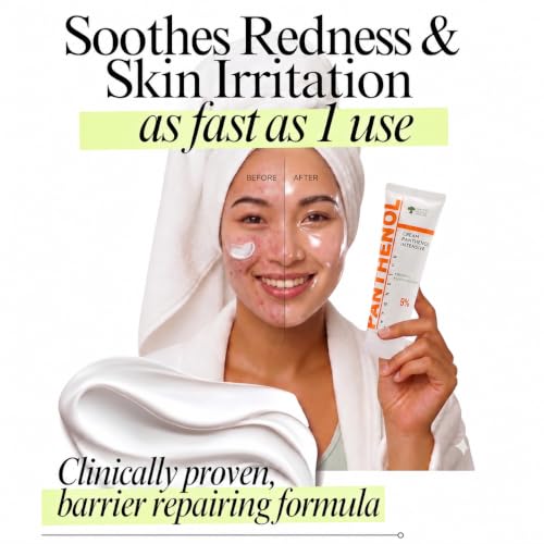 9% Panthenol Cream, After Sun Skincare & Redness Relief - Product Imagery