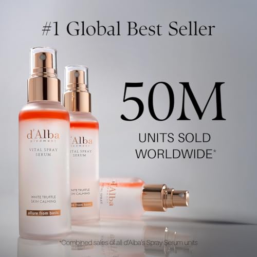 d'alba Piedmont White Truffle Vital Spray Serum, Vegan Skin - Product Imagery