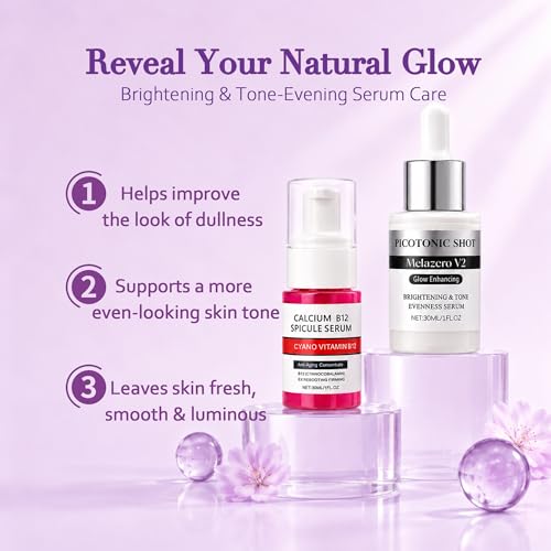 Skincare Routine Set - Facial Care Kit with Cleanser, Serums, - Product Imagery