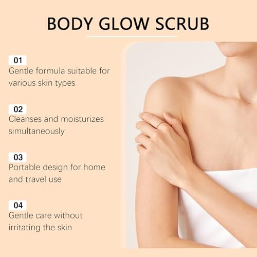 Turmeric Lemon Body Exfoliating Scrub, Gentle Moisturizing Skin - Product Imagery