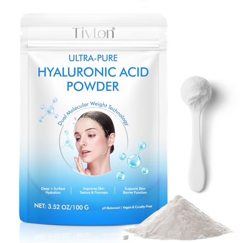 akareni Pure Hyaluronic Acid Powder for Skin & Face, Dual Molecular Weight - akareni Official Product View 1