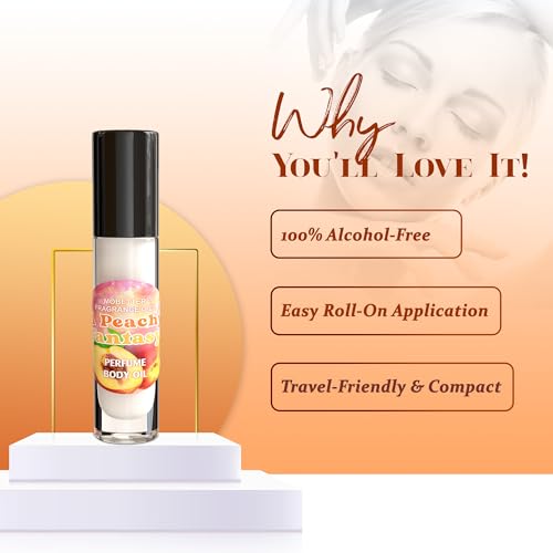 MOBETTER FRAGRANCE OILS A Peachy Fantasy Perfume Body Oil - Product Imagery