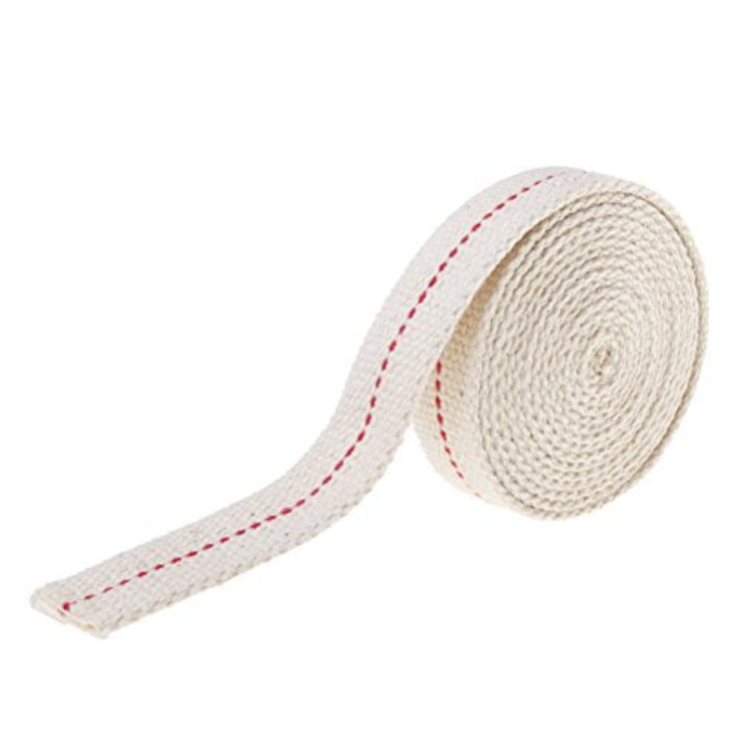 Two rolls of Pengxiaomei 12-foot cotton oil lamp wicks, 3/4 inch lantern wicks for oil lanterns, shown in the image.