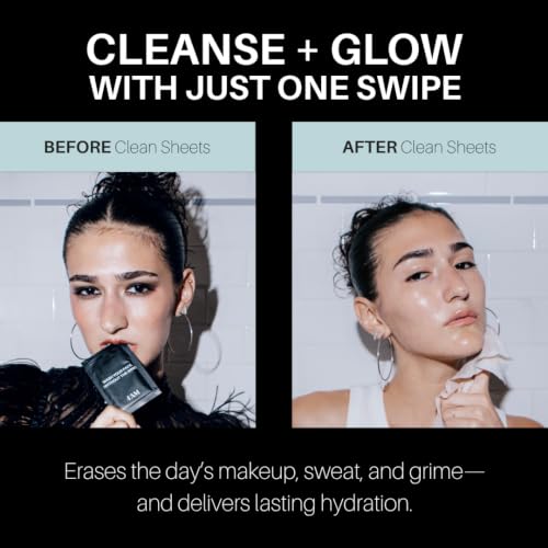 4AM Clean Sheets Hydrating Micellar Skincare Wipes for Face, N... - Product Imagery
