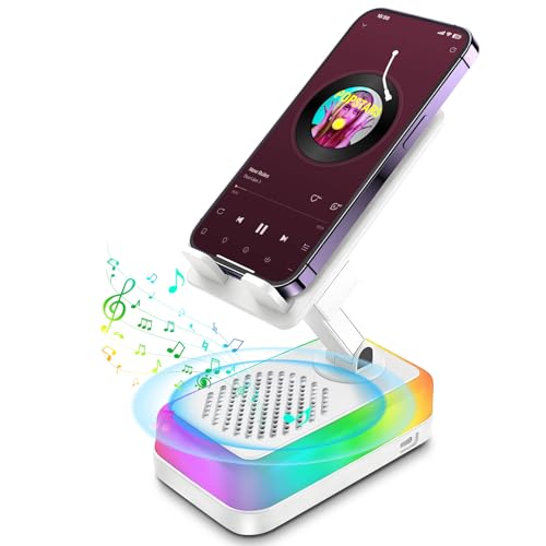Wireless Induction Speaker, 5-in-1 Bluetooth Speaker with Phone - Product Imagery