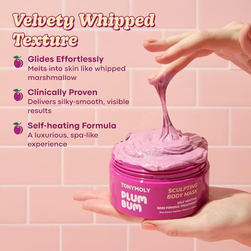 TONYMOLY Plum Bum Self-Heating Body Mask - Firming, Cellulite - Product Imagery