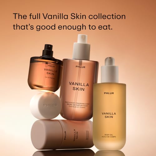 PHLUR Vanilla Skin Body Mist, 8 Fl Oz - Hair and Body Perfume - Product Imagery