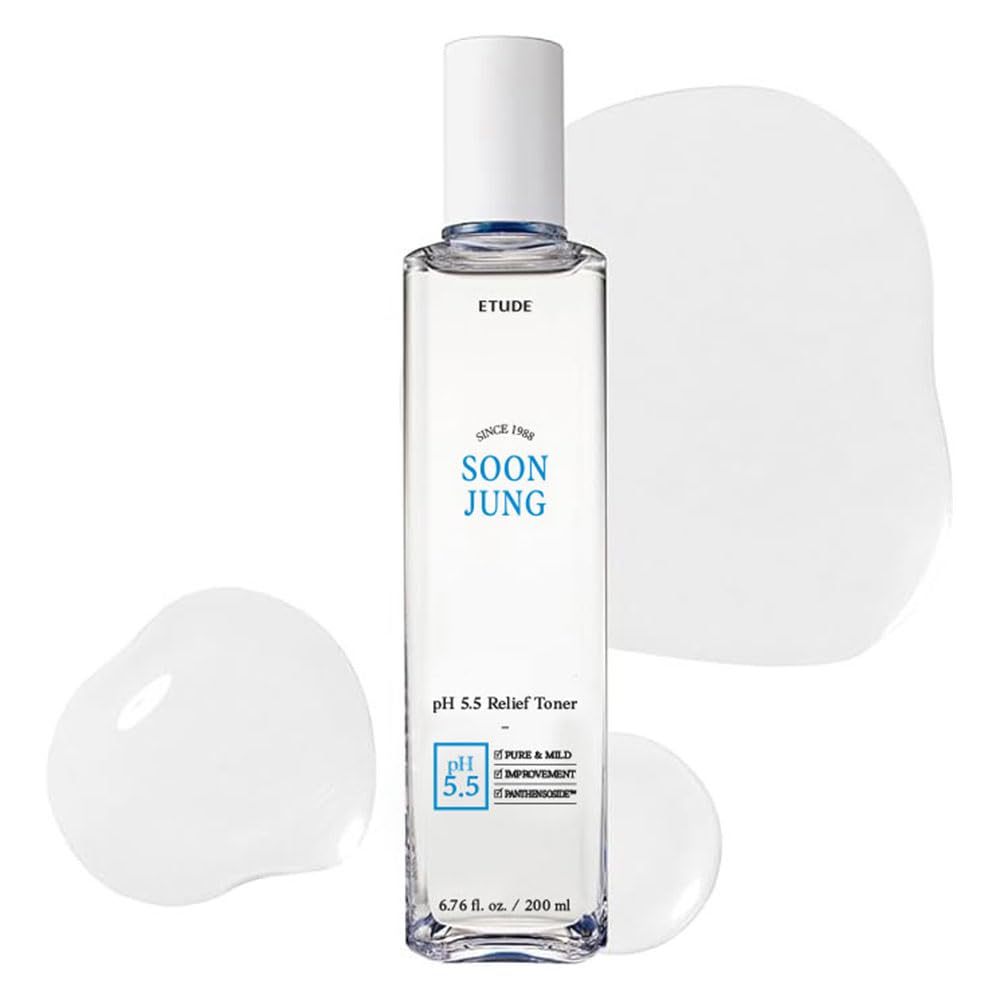 ETUDE SoonJung pH 5.5 Relief Korean Toner for Sensitive Skin, 6.76 fl oz - ETUDE Official Product View 1