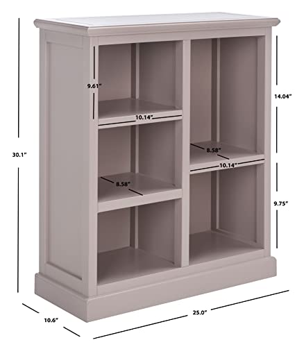 SAFAVIEH Furniture - Maralah 5-Shelf Storage Unit - Grey - Solid - Product Imagery