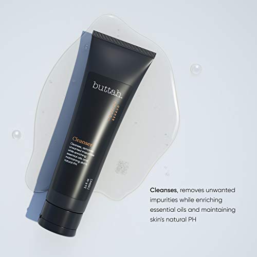 Buttah Skin Facial Gel Cleanser 3.4oz - Gentle & Clarifying Face - Product Imagery