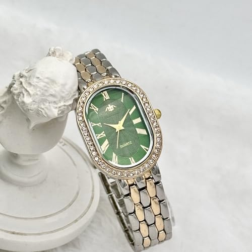 Women Vintage Rome Watch Oval Case Dress Watches - Product Imagery