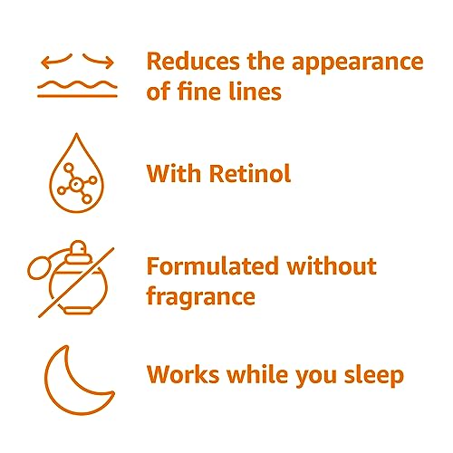 Amazon Basics Retinol Under Eye Cream, Fragrance Free, Reduces - Product Imagery