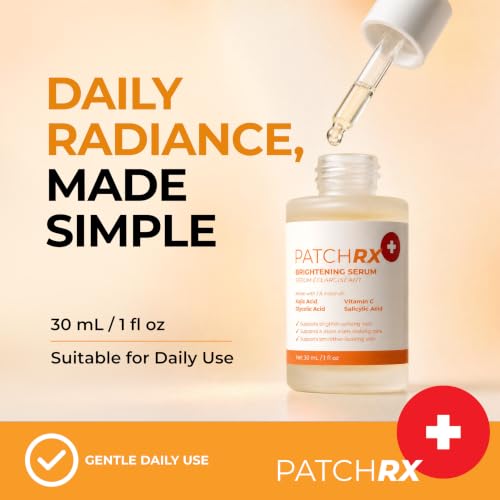 PatchRx Kojic Acid Serum with Turmeric, Niacinamide & Glycolic - Product Imagery