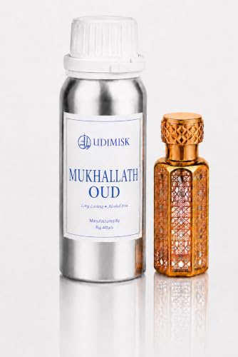 High Quality Mukhallath Oud 100g Concentrated Perfume Oil Attar - Product Imagery