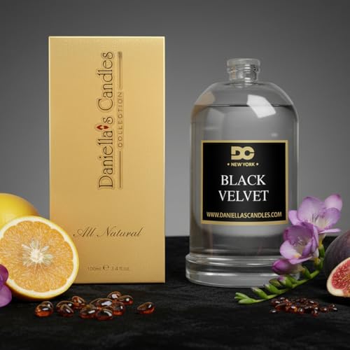 Daniella's Candles Black Velvet Scent Oil, Premium Grade - Product Imagery