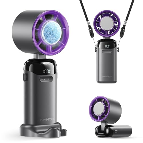 Handheld Portable Turbo Fan with Ice Cooler, Powerful 21000 RPM, - Product Imagery