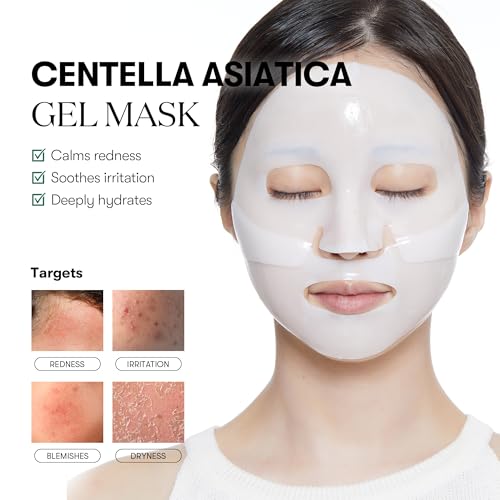 VT COSMETICS Pro Cica Reedle Shot 100 2-Step Hydrogel Mask (4ea) - Product Imagery