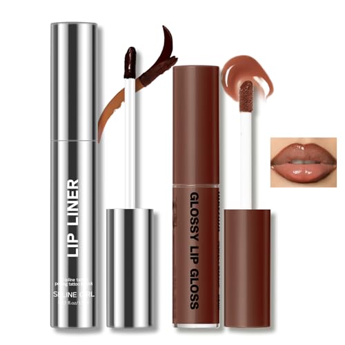 HOSAILY Peel Off Lip Liner Stain Tattoo, Long Lasting Waterpro...