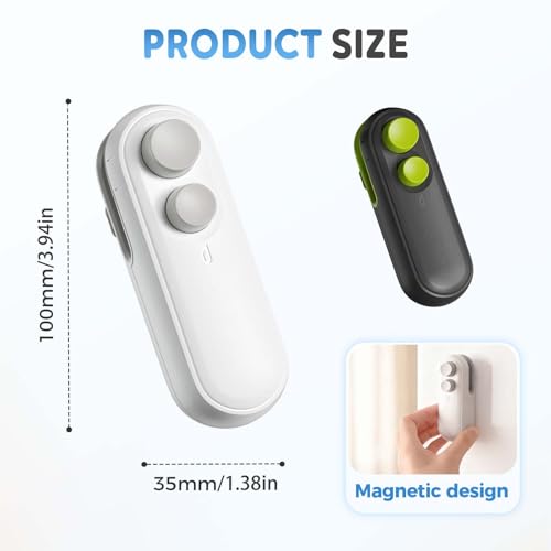 Mini Bag Sealer with Cutter and Magnet, 2026 New Portable - Product Imagery