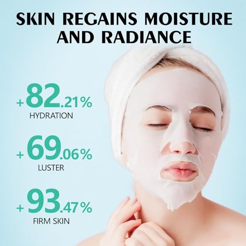 Moisturizing Facial Mask Set for Girl,for All Skin 12 Pack - Product Imagery