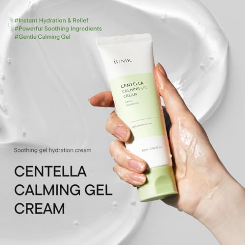 IUNIK Centella Calming Gel Cream - Moisturizer for Soothing 2.02 - Product Imagery
