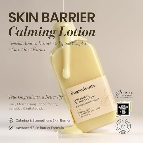 ONGREDIENTS Skin Barrier Calming Lotion | Lightweight - Product Imagery