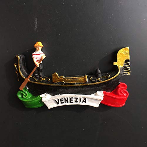 Venice Italy 3D Boat Refrigerator Magnet Souvenirs Handmade - Product Imagery