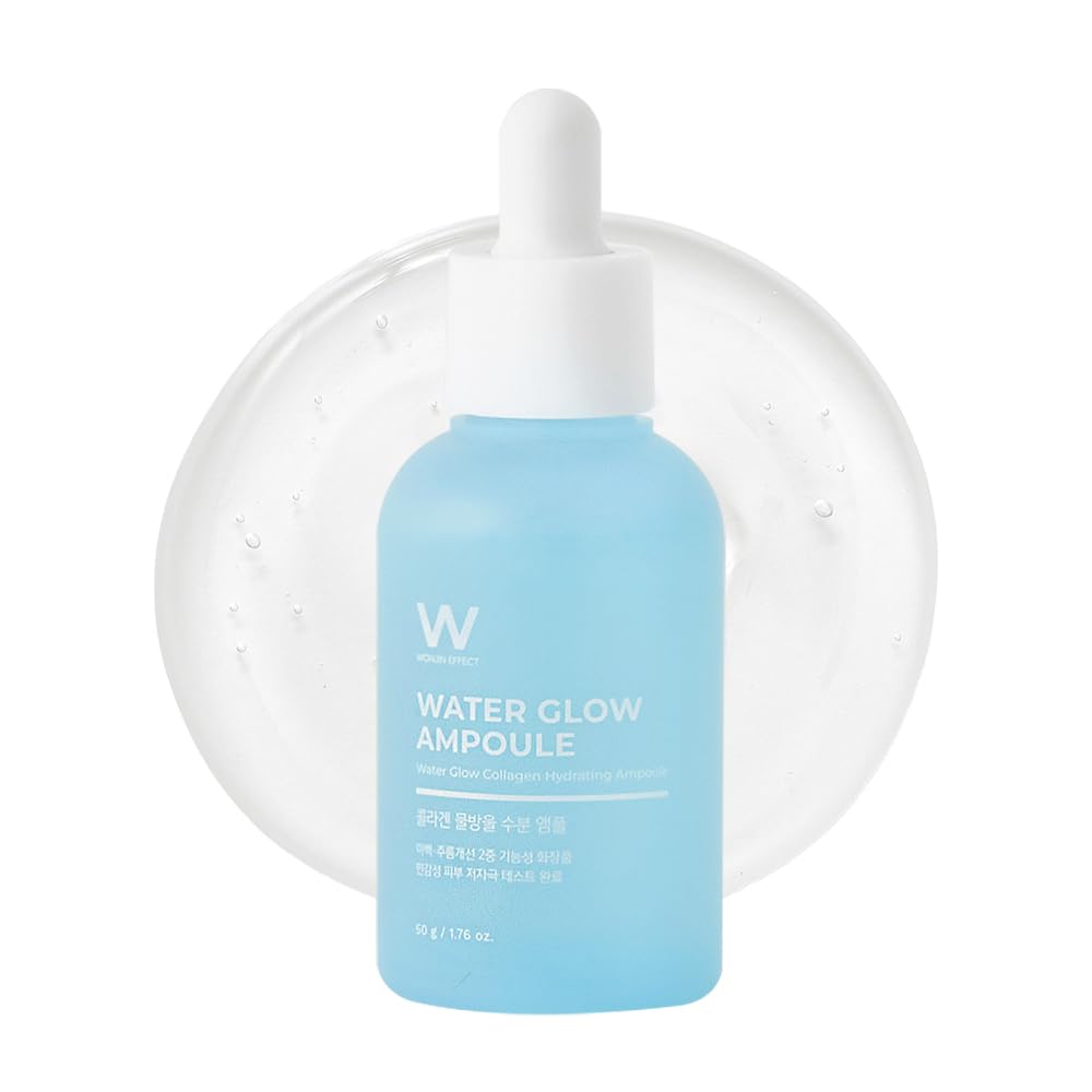 WONJIN EFFECT Water Glow AMPOULE 1.76 fl Oz, Moisturizing, - Wonjin Effect