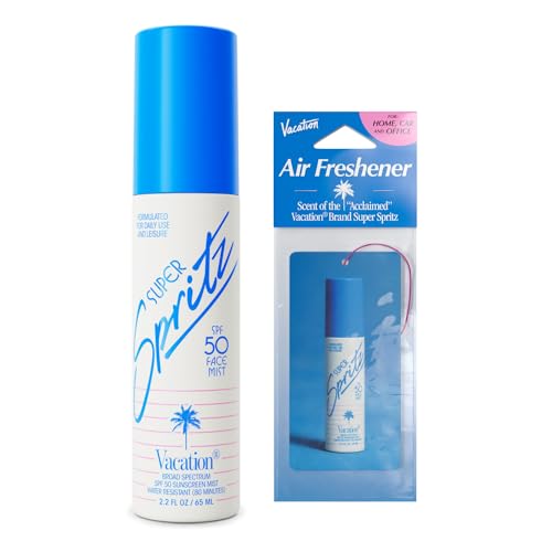 Vacation Super Spritz SPF 50 Face Sunscreen Spray and Air - VACATION Official Imagery - 1