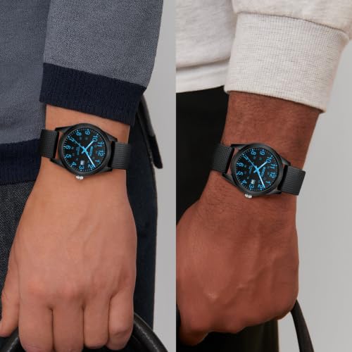 LN LENQIN Mens Watches Analog Quartz Sports Waterproof Watch for - Product Imagery